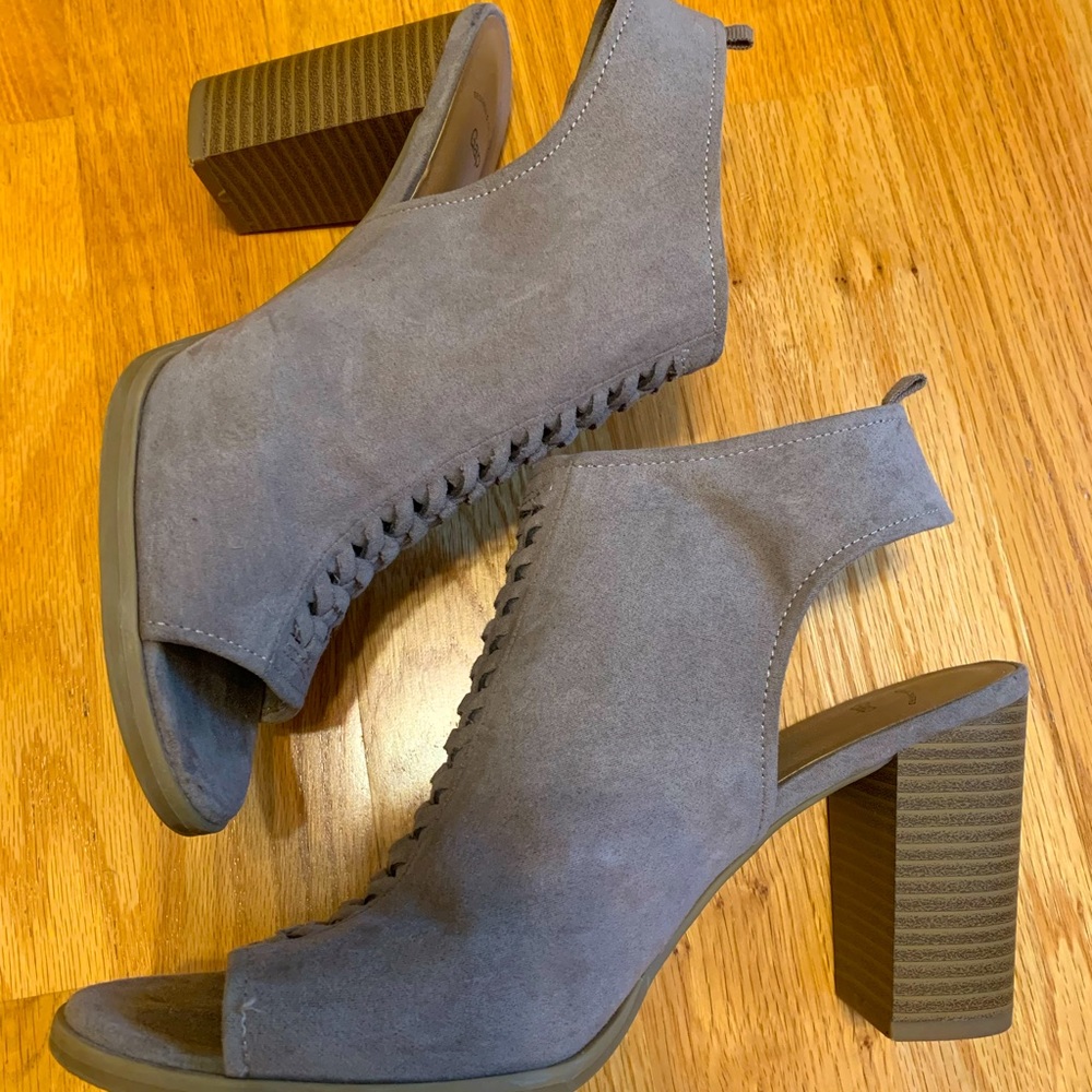 Tan, 2 inch, wedge heels from GAP